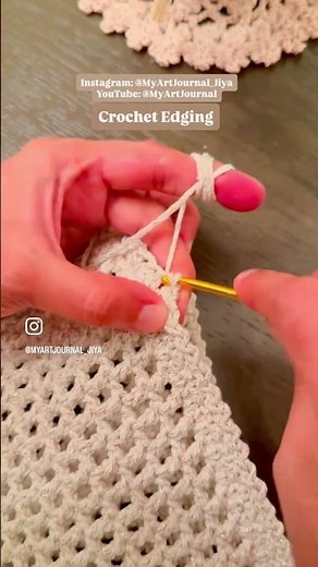 Crochet Edging | Beginners Crochet Tutorial | Tips for Beginners | Crochet Border | Handmade #tips