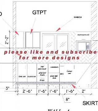 🍽️ Modular Kitchen Design plan with elevation #modulerkitchen #interiordesign #shortvideo