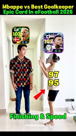 Showtime Mbappe vs Best Goalkeeper Card In eFootball 2026 || eFootball Update #efootball #pes #gk