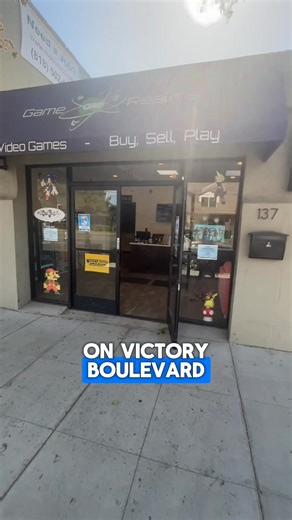 Love Video Games & live in LA? Come visit local video game store, Game Realms in Burbank CA, to buy and sell video games and consoles from retro to current era! We also host various events like gaming tournaments, meet and greet events, artist alleys, swap meets and more! Video Sizzle reel edited by @isthat_jedi (Instagram) Game Realms 137 N Victory Blvd Burbank CA 91502 818-841-1545 @gamerealms on Instagram #videogames #smallbusiness #gaming #retrogaming #Nintendo #sega #xbox #PlayStation #fun 