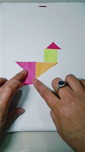 Paper craft animals and train#cow#craft#short