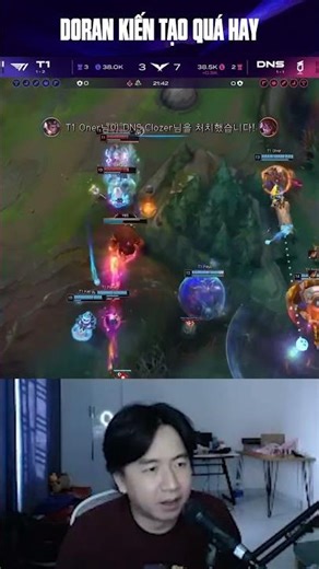 Doran's play was amazing! #lmht #blvhoangsama #leagueoflegends #lck #shorts