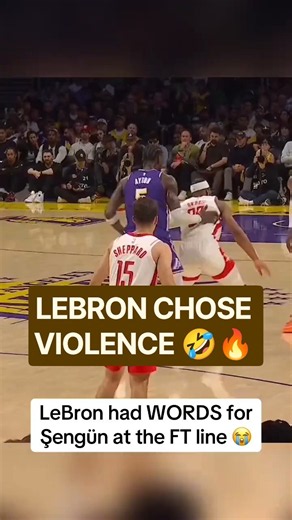 LeBron ROASTED Şengün 🤣🔥🏀 NBA Funny Moment