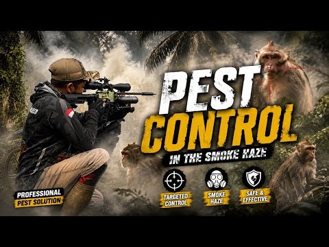 Wild Ride! ‼️ Hunting Wild Monkey Pests Amidst the Haze // Pest Control ‼️