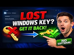 Lost Your Windows Key? Get It Back Instantly – No Software Needed!