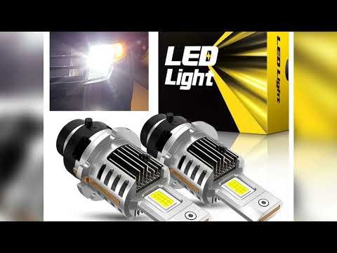 A must-have product #2Pcs AUXITO D2S LED Lamp Canbus HID D2R D2C D4S LED Headlight Bulb for Toyota