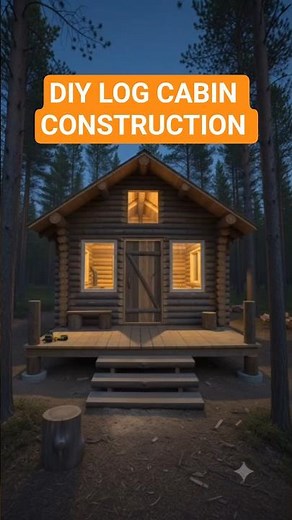 How To Build A Log Cabin | DIY Log Cabin Construction