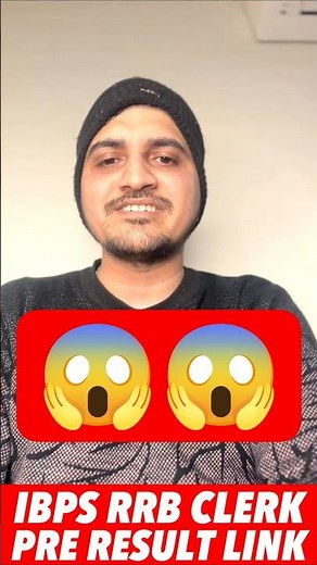 IBPS RRB CLERK PRE RESULT LINK #sbipo #sbiclerk #bankclerk #bankpo #sbiclerkmains #shorts