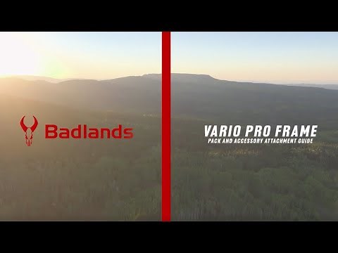 Badlands Vario Pro Frame and Vario Modular Pack System