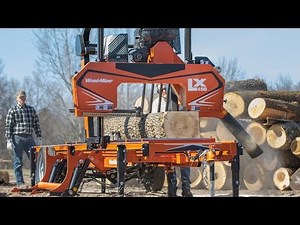 LX450 Twin Rail Portable Sawmill in Action | Wood-Mizer