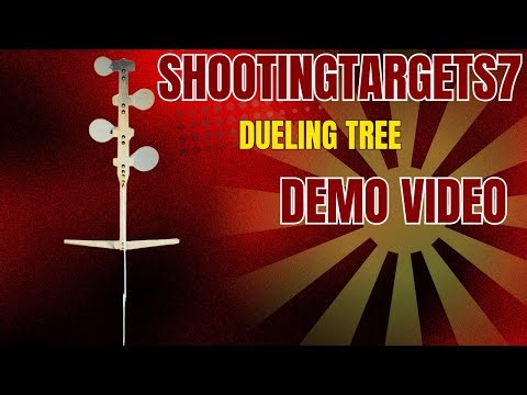 Dueling Tree Demonstration | ShootingTargets7.com