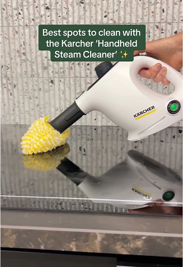 Deep Cleaning with Karcher Handheld Steam Cleaner