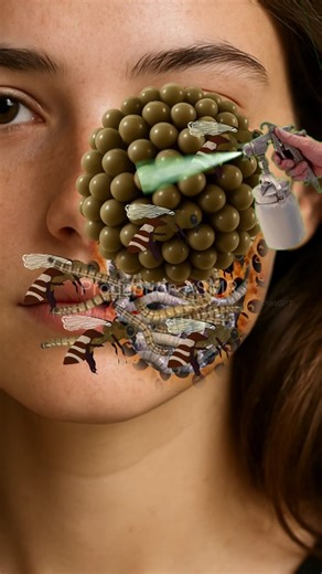 asmr face insect cleaning | #asmrcleaning #asmrsounds