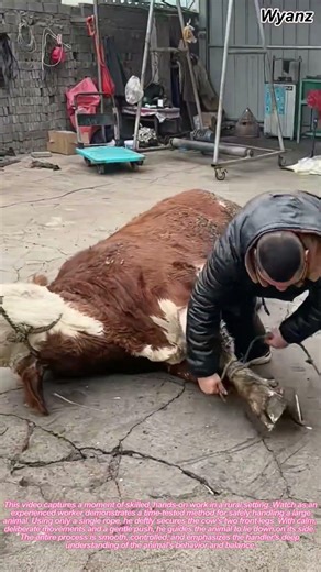 Traditional Rope Technique: How to Safely Restrain a Large Animal