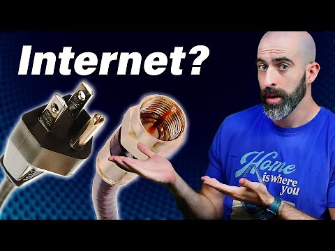 Hardwired home internet WITHOUT RUNNING WIRES