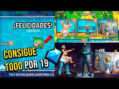 Cómo FUNCIONA el evento CACERÍA DE PREMIOS en FREE FIRE COMO CONSEGUIR EL EMOTE Hora de la ducha