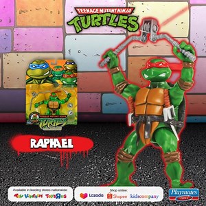 163 reactions · 4 comments | 落 Bring back the shell-powered heroes with this classic #TMNT Raphael figure!  It features his signature weapon and dynamic poses that resemble his iconic appearances from the classic TMNT series. ⚔️ Collect them all! Get yours at all leading toy stores nationwide! Also available online:  Lazada: https://bit.ly/TMNTLazada Shopee: https://bit.ly/TMNTShopee #Raphael #PlaymatesToys | Richwell Club | Facebook