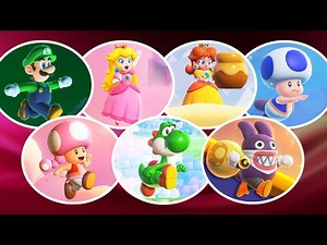 Super Mario Bros. Wonder - All Characters