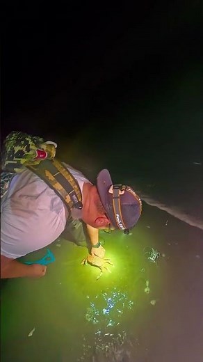Night Snaring For Crab!