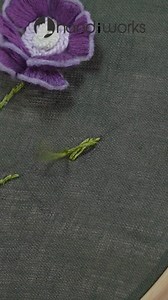 Felt Stumpwork Flower #embroideryart | HandiWorks