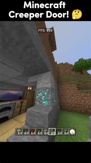 Minecraft Creeper Door🤔