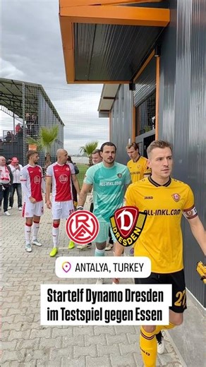 Dynamo Dresden testet gegen Rot Weiß Essen