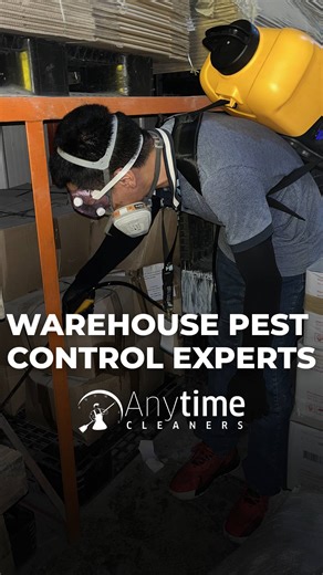 Warehouse Pest Control Experts | Anytime Cleaners