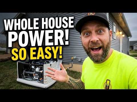 DIY Whole House Generator Setup | Generac 18kW Installation Start to Finish