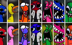 FNF周五夜放克：Rainbow Friends but COLORS CHANGE