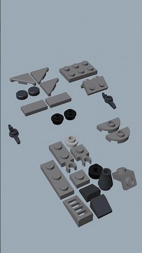 Lego Mini Air Var 13 Eurofighter Typhoon ✈️ Need more? Full builds are on my YouTube!