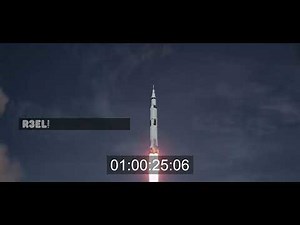 Apollo 11 Rocket Lift off
