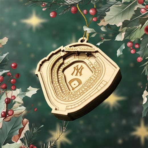 Professional Baseball Stadium 3D Ornament - Etsy