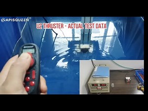 APISQUEEN U2 Brushless Underwater Thruster Demonstration