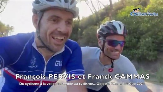 Cyclisme - Voile - America's Cup 2023 - François Pervis roule avec Franck Cammas pour son nouveau défi : "Je suis devenu et un Cyclor et je vais faire l'America's Cup en 2024 à Barcelone" - Orange