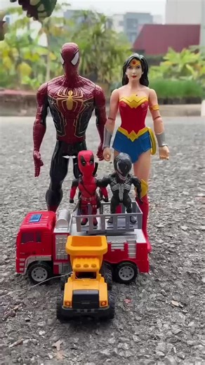 Funny Cartoon Adventures: Spiderman, Superman, and Hulk