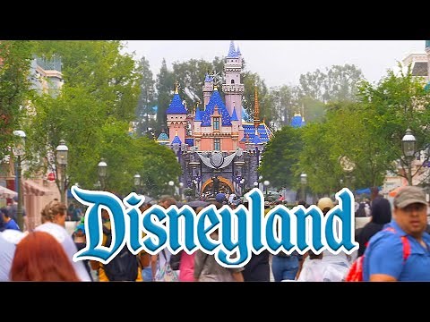 Post-Tropical Storm Disneyland Walkthrough - Rainy Morning at Disneyland 2023 [4K POV]