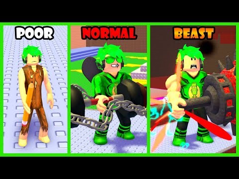 Aku Melatih Badanku Yang Kurus Hingga Jadi Raksasa Berotot - Roblox Strong Muscle Simulator