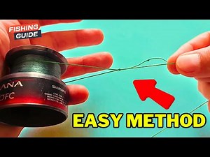 How To Tie Fishing Line To Reel - Attach Braid Line to Spool