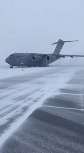 62K views · 545 reactions | GROUND CREW RUNS FOR LIVES: Massive C-17...