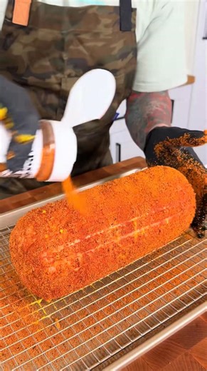 Making a smoked bologna sandwich