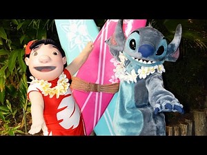 Lilo & Stitch Meet Us at Disney's Typhoon Lagoon First DVC Beach Bash Summer Event at Night