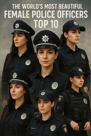 Top 10 Most Beautiful Female Police Officers in the World 🌍🚔