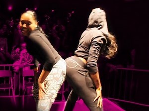 Booty to Booty Sexy Girls Twerk Back to Back