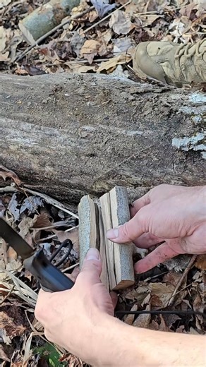 Making a primitive candle with spruce resin, a tree branch, and twine #fyp #foryou #bushcraft #Outdoors #camping #survival #primitiveskills #selfreliance #offgrid | Leona Kristi