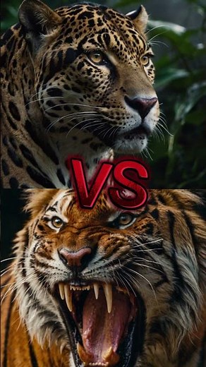 Tiger vs Jaguar.