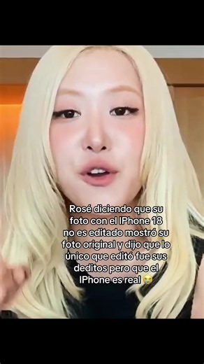Para que miren que el iPhone era real 😭#ROSÉ #paratiii #fyp | ios 18 iphone