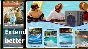 Above Ground Pool Heater 16000 BTU Electric Swimming Pool Heat Pump for Inground Ground Pool Heating Cooling WiFi Control 120v