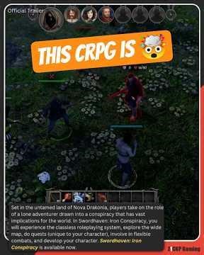 THIS PROMISING CLASSIC RPG JUST LAUNCHED 1.0! Swordhaven: Iron Conspiracy Indie Game Review Z1CKP