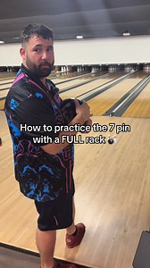 You don’t have to wait to leave a 7 pin to practice it. Here’s how to line up, angle your body, and shoot at the 7 even with a full rack, no headpin, no chaos. Who needs the 10-pin version next? 👇 #bowling #bowlingtips #bowlingdrills #leaguebowling #sparepickup #bowlingpractice #bowlingcoach | T1M B. Bowling