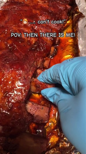 RIBS SO TENDER MAKE YOU WANNA SMACK YO…. 😏 LIKE FOR THE RECIPE 😎